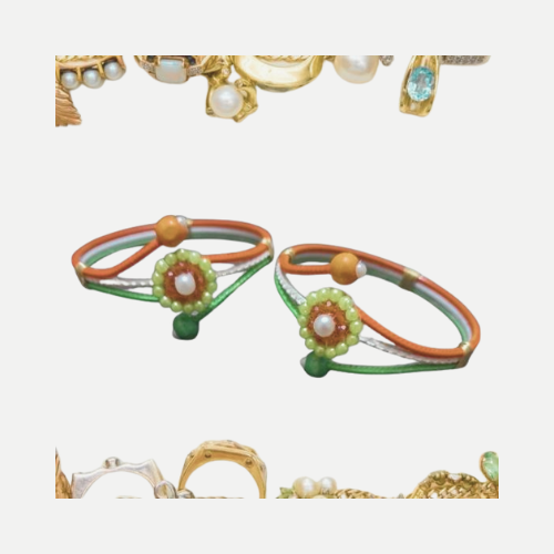 Tri-color Bead Bracelet for Girl