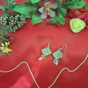 Square Shape Hanging Earrings