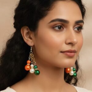 Unique Tri Colour Earring