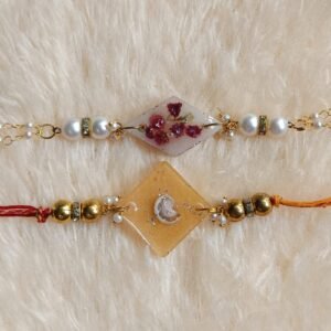 Set of 2 Resin rakhi