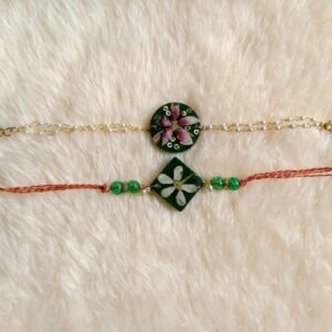 Set of 2 Resin rakhi