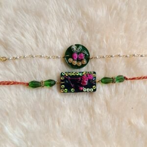 Set of 2 Resin rakhi