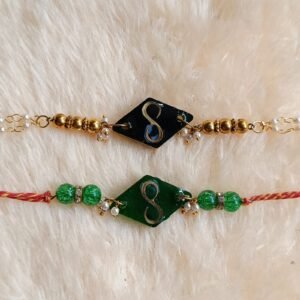 Set of 2 Resin rakhi