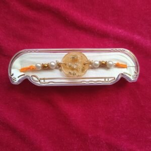 Beautiful Resin Rakhi with Roli Chawal