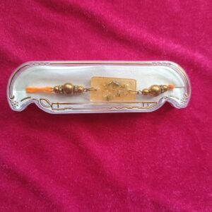 Beautiful Resin Rakhi with Roli Chawal