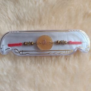 Beautiful Resin Rakhi with Roli Chawal