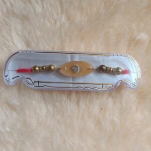 Beautiful Resin Rakhi with Roli Chawal