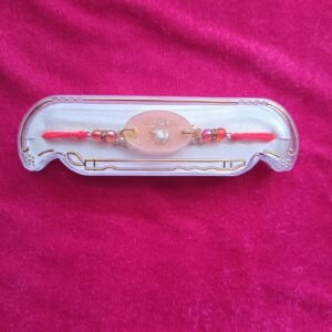 Beautiful Resin Rakhi with Roli Chawal