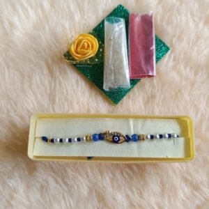 Special Evil Eye Rakhi with Roli and Chawal