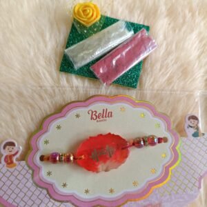 Beautiful Resin Rakhi with Roli Chawal