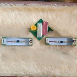 Beautiful Evil Eye Rakhi with Roli Chawal