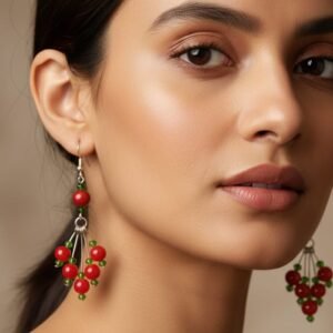 Stunning Red Earring