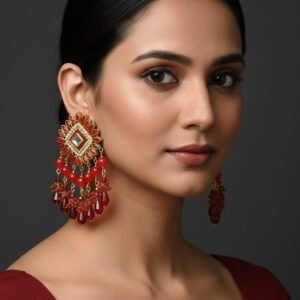 Beautiful Red Earring