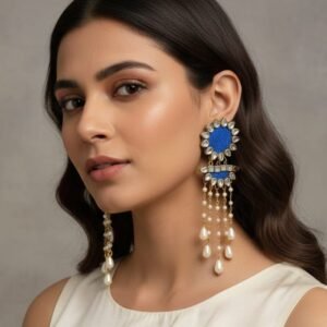 Fancy Blue Earring