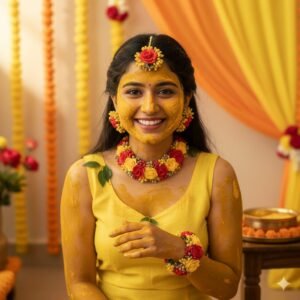 Flower Jewellery For Haldi