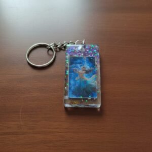 Resin Keychain Radha Krishna2